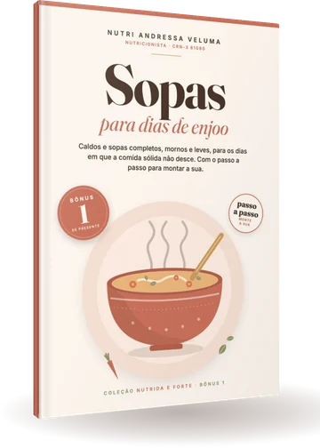 Capa do bônus Sopas para dias de enjoo