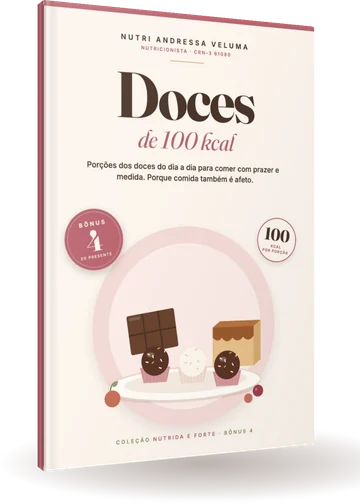 Capa do bônus Doces de 100 kcal